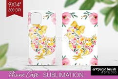 Coquette Easter Phone Case PNG - Easter Case PNG Sublimation Product Image 1