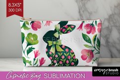 Coquette Easter Cosmetic Bag - Easter Makeup Bag PNG Product Image 1