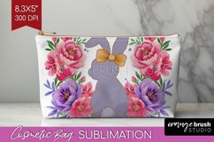 Coquette Easter Cosmetic Bag - Easter Makeup Bag PNG Product Image 1