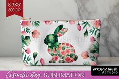 Coquette Easter Cosmetic Bag - Easter Makeup Bag PNG Product Image 1