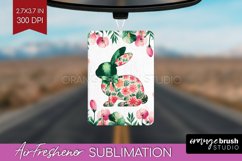 Coquette Easter Air Freshener PNG - Easter PNG Sublimation Product Image 1
