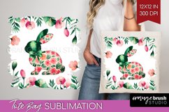 Coquette Easter Tote Bag - Easter Tote Bag PNG Sublimation Product Image 1