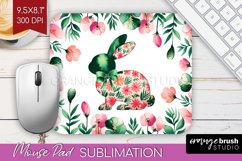 Coquette Easter Mouse Pad Sublimation - Easter Mousepad PNG Product Image 1