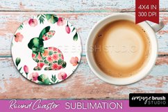 Coquette Easter Round Coaster - Easter Coaster PNG Product Image 1