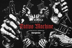 10 Bundle Dark Art Tattoo Machine Ink Design Skin Skull Product Image 1