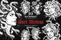 10 Bundle Dark Art Medusa Women Snake Head Mythology God Product Image 1
