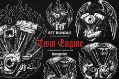 10 Bundle Dark Art V Twin Engine Biker Motorcycle Torque Product Image 1