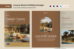 Luxury Resort Escape Editorial Brochure Product Image 1