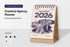 Modern Agency Desk Calendar 2026 Product Image 1