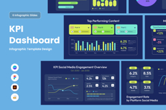 Social Media Report Dashboard Infographic Product Image 1