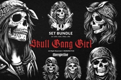 10 Bundle Dark Art Skull Gangster Girl Mafia Lady Chicano Product Image 1