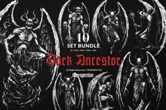10 Bundle Dark Art Demon Ancestor Lucifer Hell Darkness Product Image 1