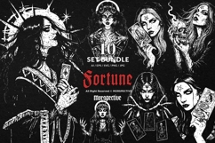 10 Bundle Dark Art Fortune Teller Sorcery Magical Tarot Product Image 1