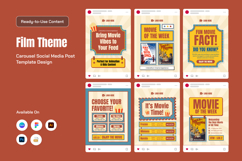 Cinematic Movie Carousel Layout Product Image 1