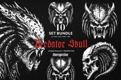 10 Bundle Dark Art Predator Monster Creature Beast Horror Product Image 1