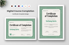 Minimalist Digital Learning Certificate Product Image 1