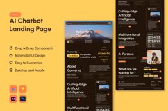 Conversa - AI Chatbot Landing Page V2 Product Image 1