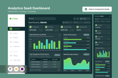 Digital Marketing Analytics Dashboard Product Image 1
