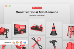 Industrial Machinery 3D Icon Pack Product Image 1