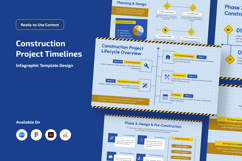 Project Timeline Infographic for Construction Product Image 1