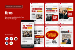 Digital News Carousel for Social Media Product Image 1