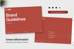 Urban Minimalist Real Estate Brand Book Product Image 1