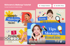 Skincare &amp; Makeup Tutorial Youtube Thumbnail Product Image 1