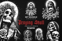 10 Bundle Dark Art Skull Praying Mother Marry Rose Women Product Image 1