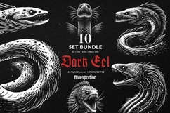 10 Bundle Dark Art Eel Aquatic Fish Tail Electric Snake Product Image 1