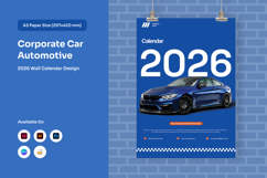 Corporate Automotive Calendar Design Product Image 1
