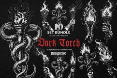 10 Bundle Dark Art Torch Flame Fire Light Lantern Olympics Product Image 1