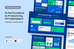Futuristic AI KPI Infographic Product Image 1