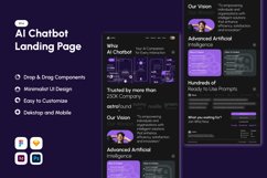 Whiz - AI Chatbot Landing Page V2 Product Image 1