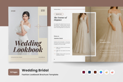 Wedding Bridal Fashion Lookbook Brochure Design Product Image 1