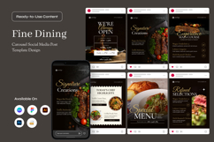 Gourmet Fine Dining Carousel Product Image 1