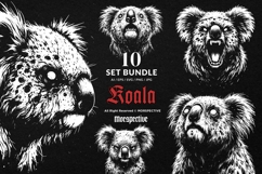 10 Bundle Dark Art Koala Animal Wildlife Beast Bear Nature Product Image 1