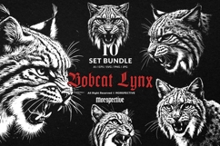 10 Bundle Dark Art Bobcat Lynx Tiger Cat Beast Wildcat Product Image 1