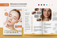 Skincare Brand Catalog Brochure Design Product Image 1