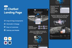 Labro - AI Chatbot Landing Page Product Image 1