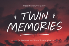 Twin Memories - Casual Handwritten Marker / Pen Font Product Image 1