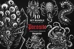 10 Bundle Dark Art Parasite Death Plague Infection Monster Product Image 1