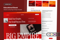 Hamilton - Educational Ebook Landing Page Product Image 1