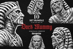 10 Bundle Dark Art Ancient Egypt Mummy Necromancer Product Image 1