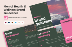 Calm &amp; Modern Mental Health Brand Guideline Product Image 1