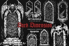 10 Bundle Dark Art Dimension Door Realm Mystic Multiverse Product Image 1
