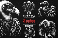 10 Bundle Dark Art Condor Bird Predator Vulture Beast Product Image 1
