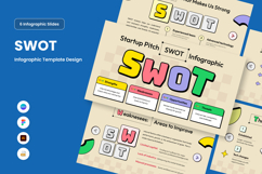 Futuristic SWOT Layout for Business Decks Product Image 1