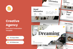 Creative Agency Pitch Deck Sleek Google Slides Product Image 1