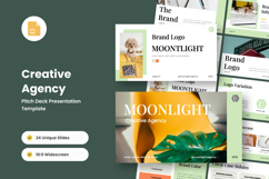 Creative Agency Pitch Deck Aesthetic &amp; Professional Slides Product Image 1