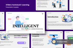 STEM &amp; Technical E-Learning Presentation Google Slide Product Image 1